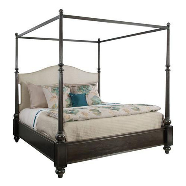 Venice Four-Poster Upholstered Bed â€“ RC077